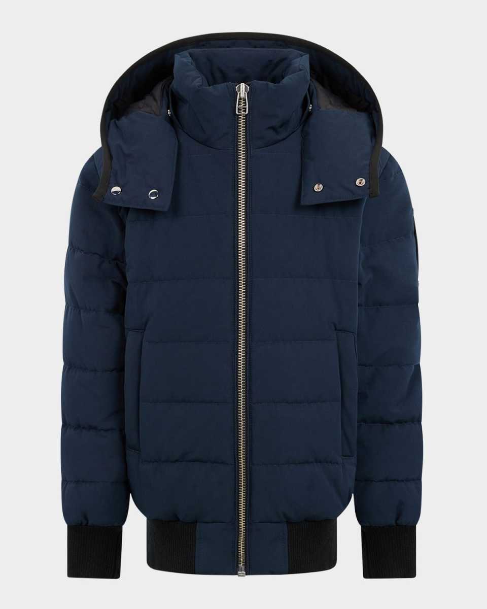 Kid's Quilted Down Bomber Jacket, Size XS-